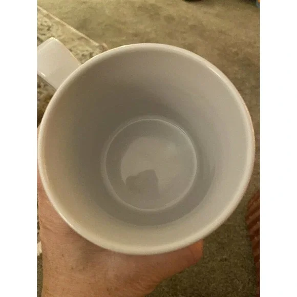 Starbucks Coffee Mug 2013 Collector Series Holiday White/Green/Gold 14 Oz EUC - Picture 3 of 4